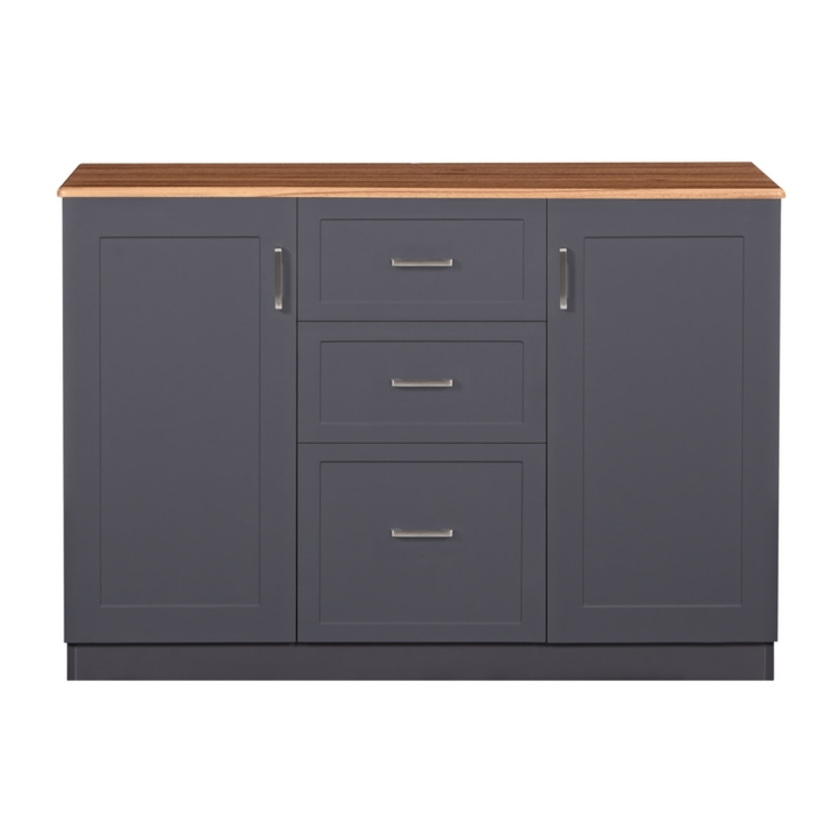 Credenza moderna grigia 120x40x82