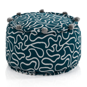 ORESTELUCHETTA Pouf rotondo OCEAN