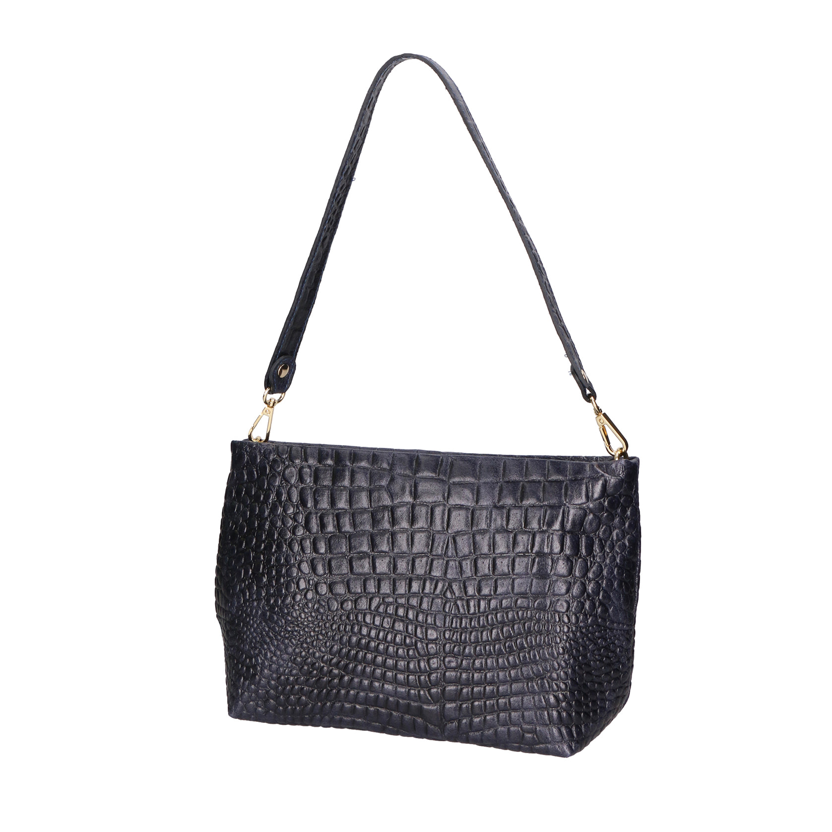 Borsa a spalla da Donna Lorelei in Vera Pelle Made in Italy 19x33x10 cm