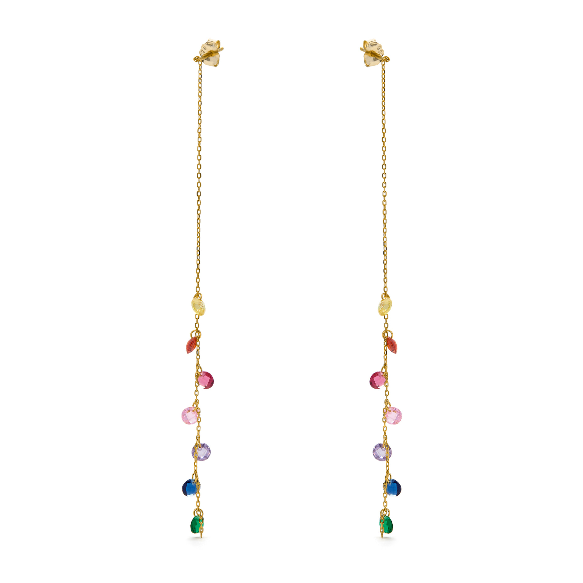 Pendientes Melne acabado oro amarillo 18k