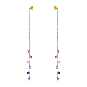 Pendientes Melne acabado oro amarillo 18k