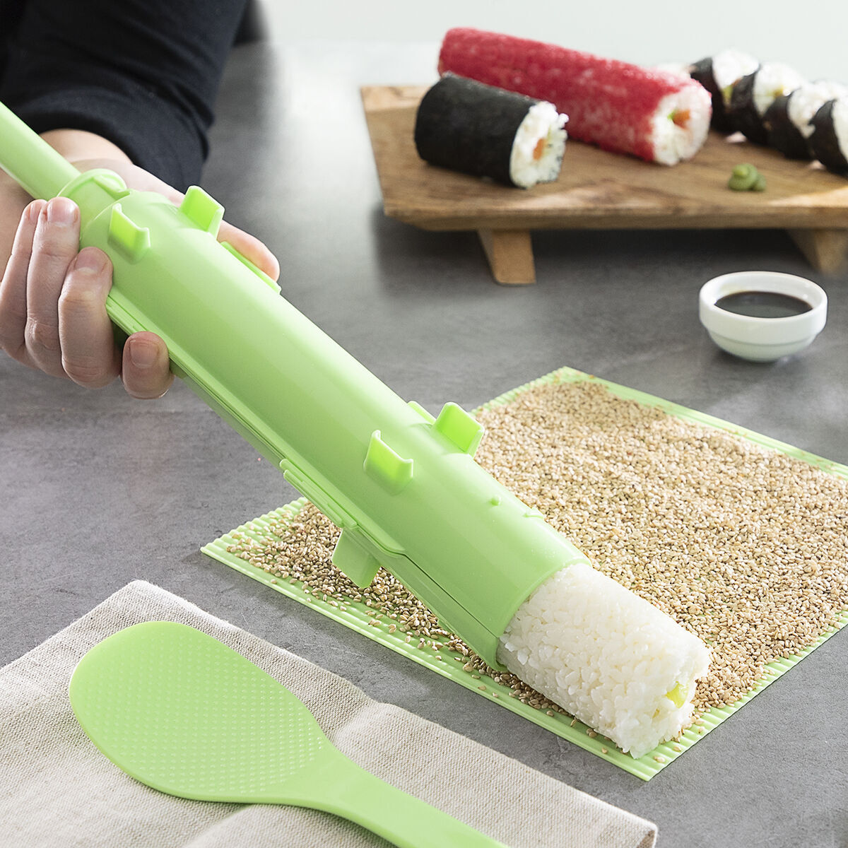 Set per Sushi con Ricette Suzooka InnovaGoods 3 Pezzi