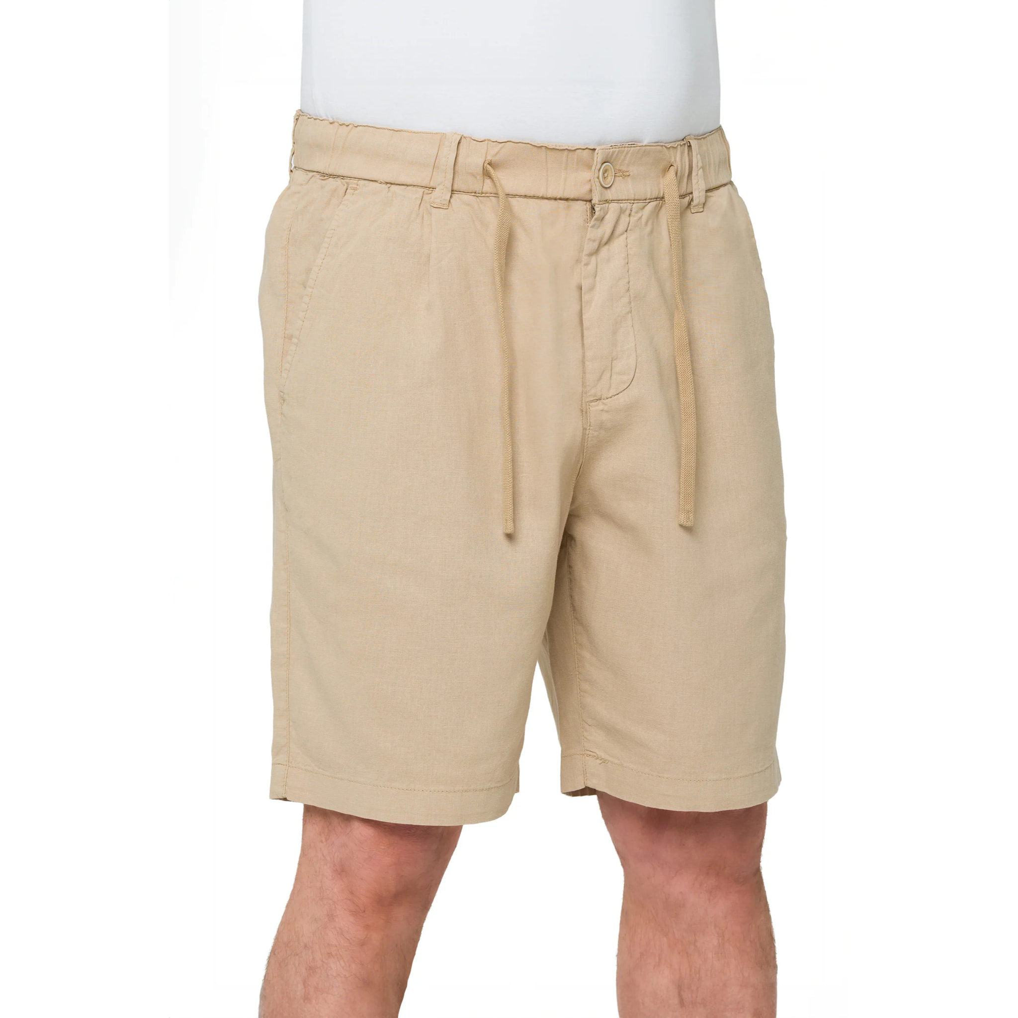 Bermuda in lino Sandbar Camel
