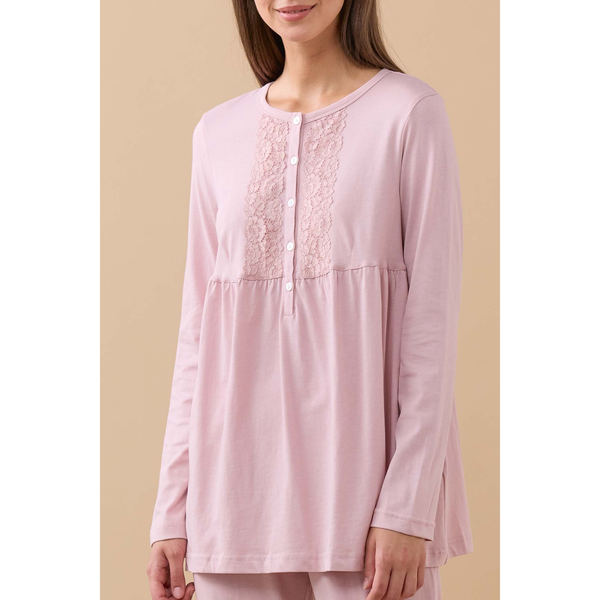 Pigiama donna caldo cotone luisa Noidinotte