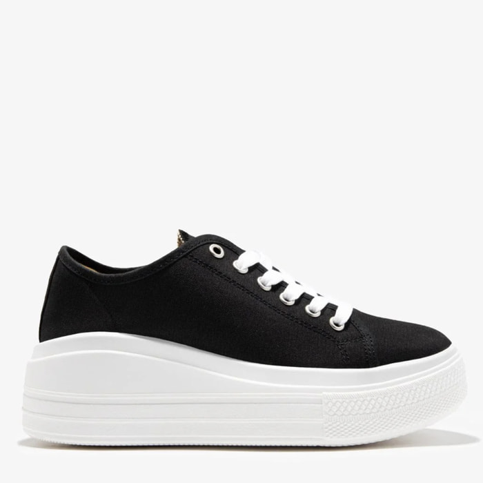 Black / White Rider Platform Sneakers