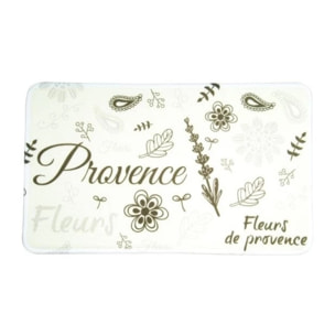 Tapis de bain Microfibre 45x75cm Provence MSV