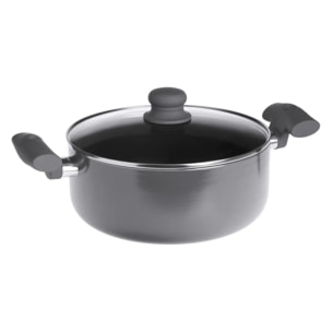 Faitout Neo D28cm 9,8L aluminium gris