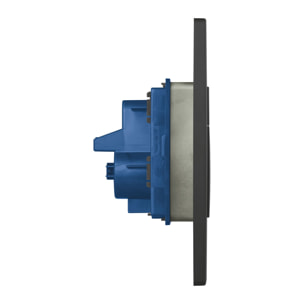 Plaque de commande WC Even, Noir