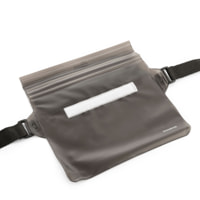 Set 2 borse a fanny pack impermeabili con cintura regolabile Wannis - bianco e nero - 22,5x 0,5x22