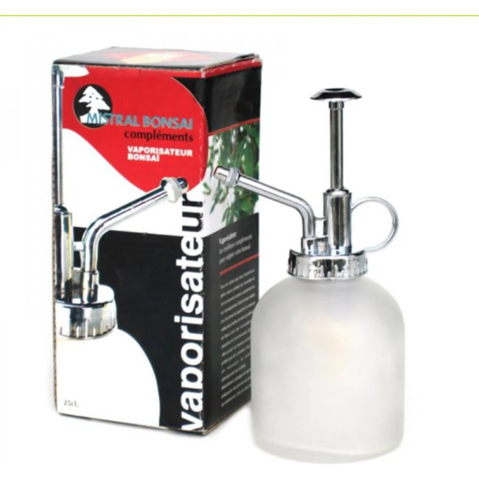Vaporizador de cristal para bonsáis y tillandsias