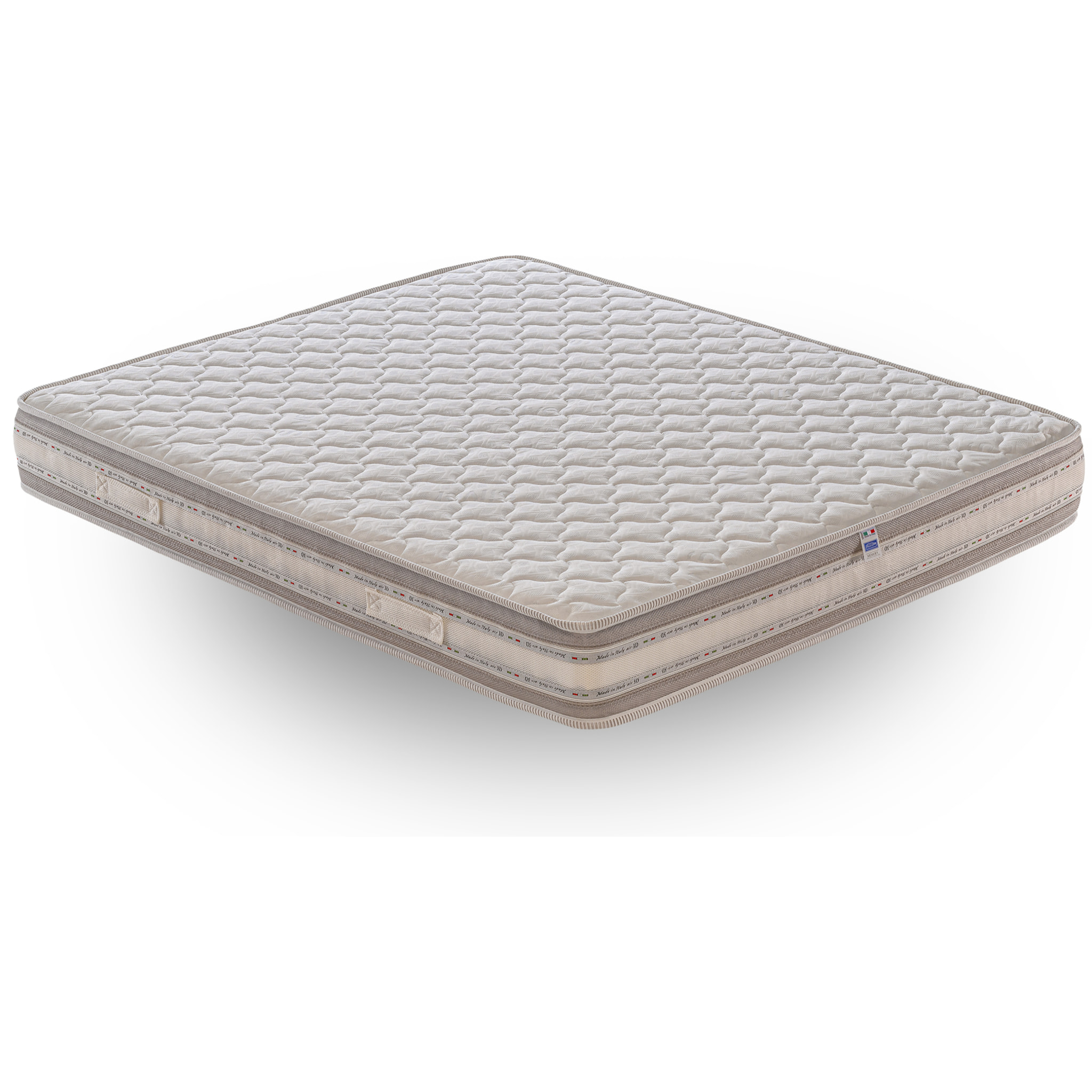 Materasso 160x200 in Memory Foam - 3 Strati - Altezza 22 cm - 7 Zone di Comfort - Sfoderabile