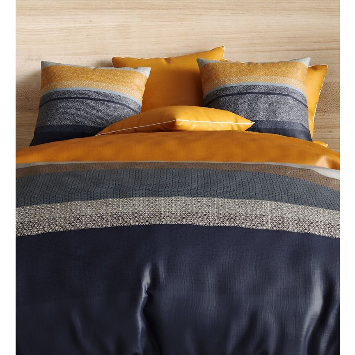 Parure Housse De Couette + 1 taie 100% coton 71fils Ubud