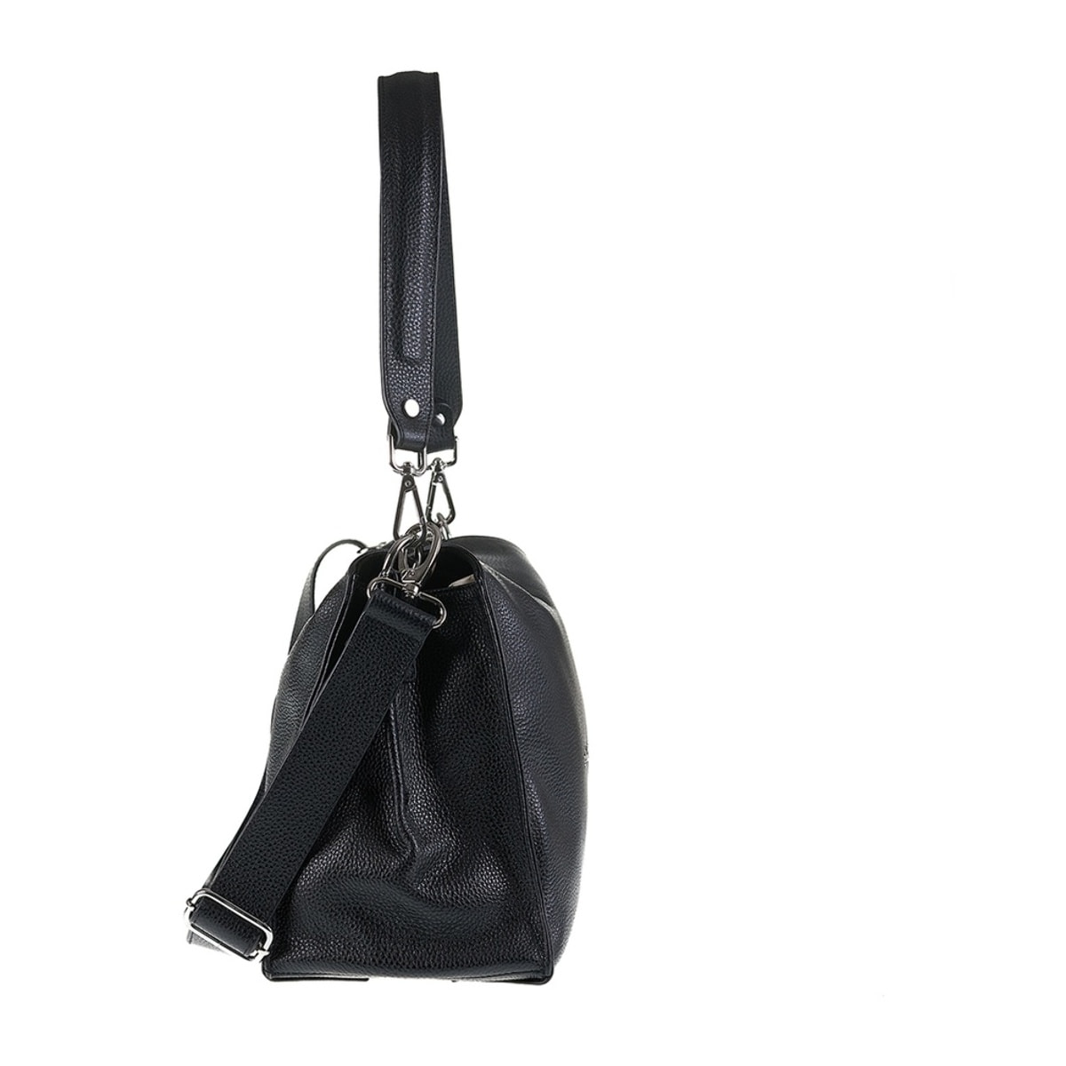 Borsa a spalla da donna Made in Italy - Modello Celeste Plus - 100% pelle - 28.0 x 24.0 x 15.5 cm