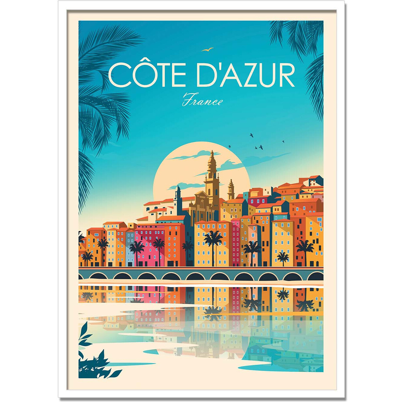 Affiche - Cote d'Azur France - Studio Inception