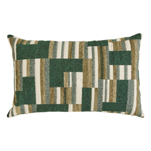 Coussin Calix vert Kaki 50x30cm