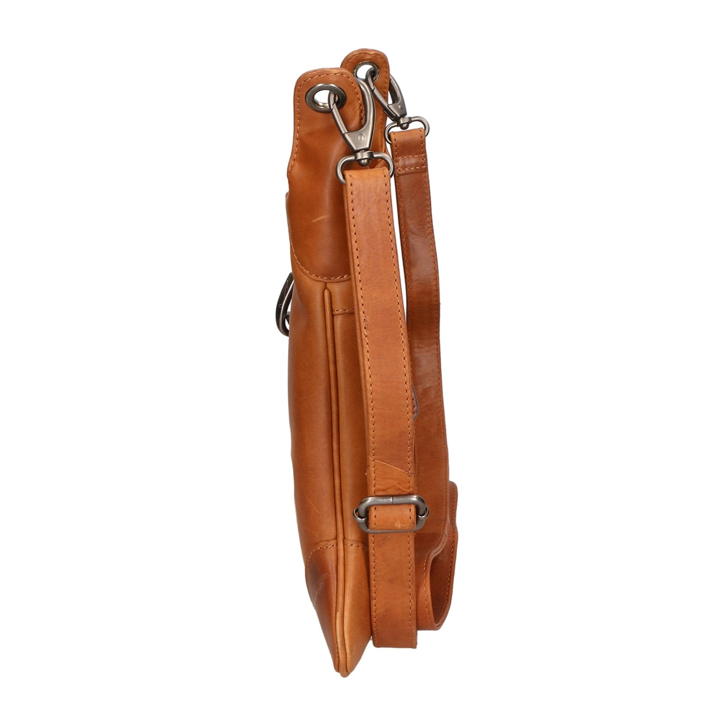 Borsa a tracolla da uomo in vera pelle - Modello False - RFID - 30.0 x 26.0 x 2.0 cm