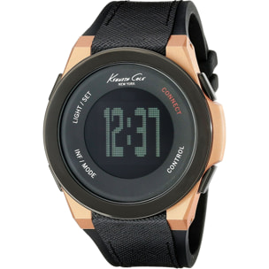 Reloj Kenneth Cole 10022939 Hombre Digital Cuarzo con Correa de Silicona y piel