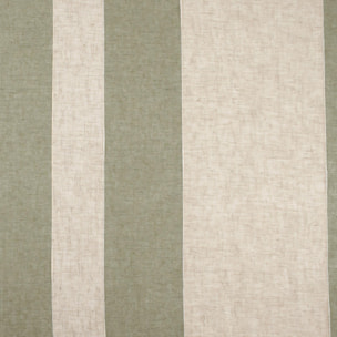 Tissu plombé en voile rayé - Kaki