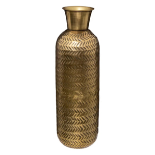 Vase "Night" métal doré H45cm