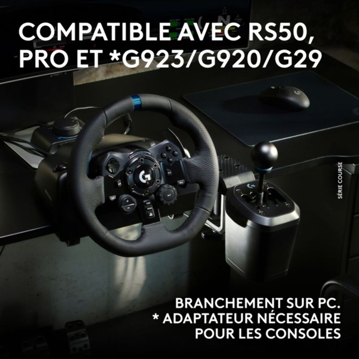 Levier de vitesses LOGITECH RS H-SHIFTER - BLACK Direct Drive