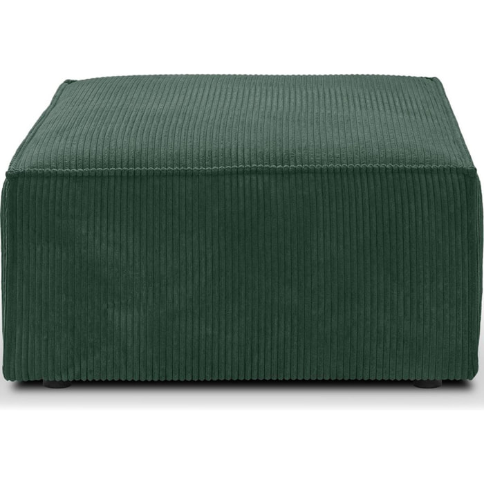 Pouf en velours côtelé - LIVIA