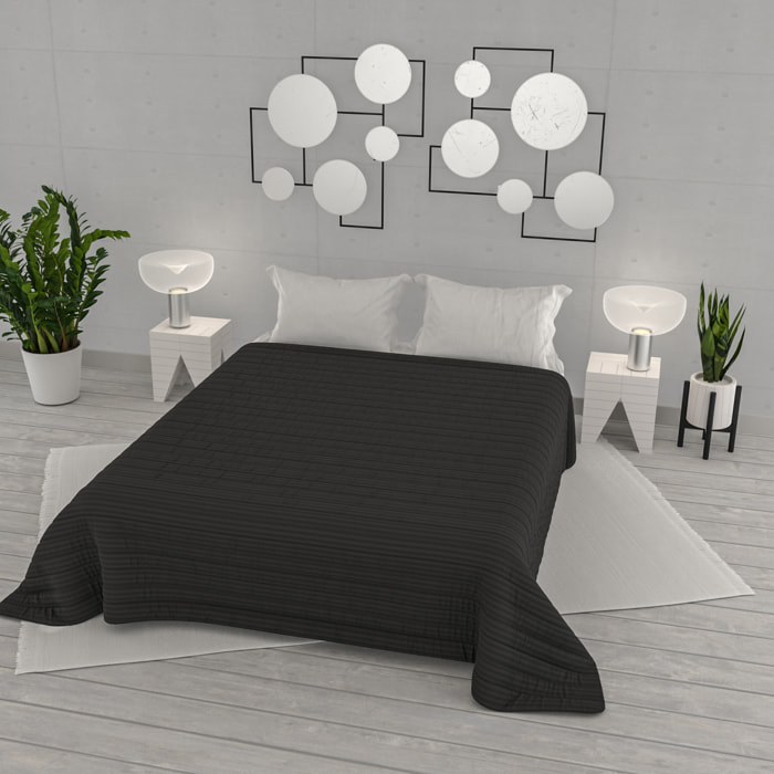 TRAPUNTINO ESTIVO SATIN STRIPES MATRIMONIALE