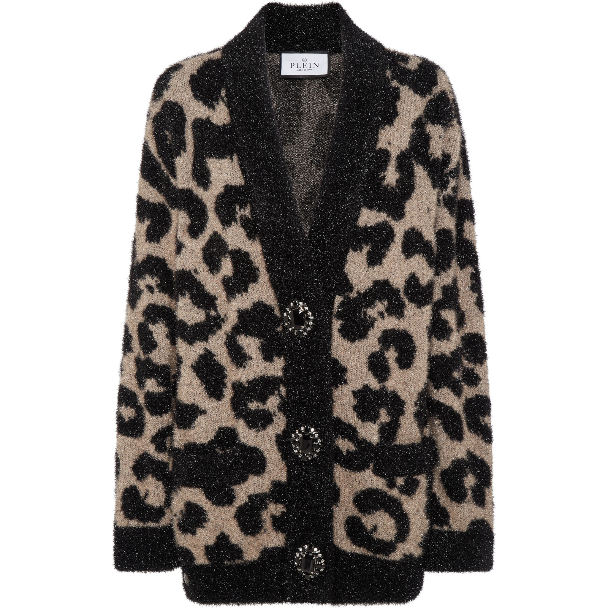 PHILIPP PLEIN Cárdigan LEOPARD
