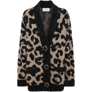 PHILIPP PLEIN Cárdigan LEOPARD