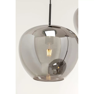Suspension Sphere 45cm fumée Kare Design