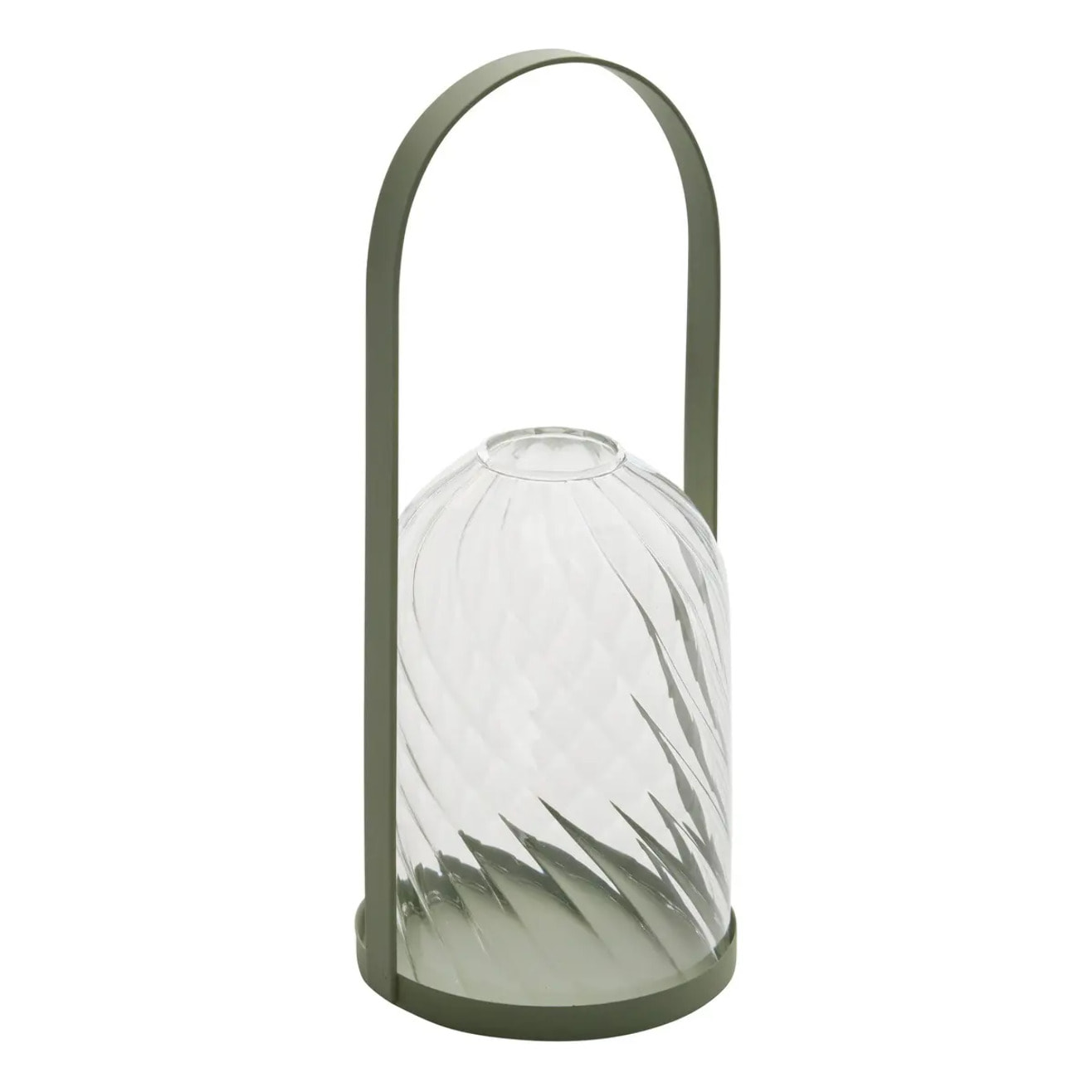 Lanterne Fleur de rose H20cm