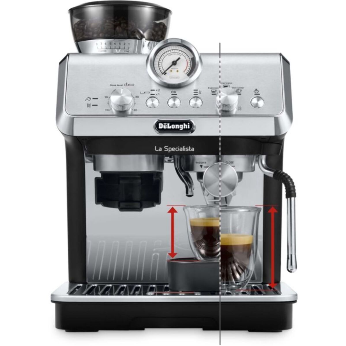 Machine à expresso DELONGHI Specialista Arte EC9155.MB inox