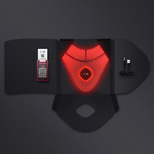 FAQ™ 211 - Masque LED Avancé Anti-Age Cou et Décolleté - 8 Leds