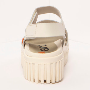 Sandalia de cuña 1573 NAPPA CREAM/BRIGHTON color Cream