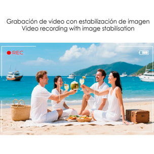 Occhiali smart AIMB-G2. Con fotocamera da 8 MPX, traduttore Ai in tempo reale, assistente vocale, controllo della musica e delle chiamate. Con 3 tipi di lenti.