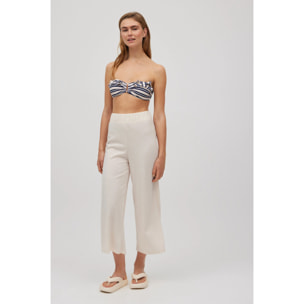 Pantaloni corti a coste