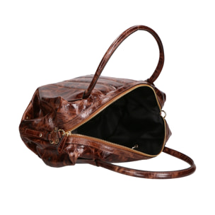 Borsa a spalla da Donna Wilma in Vera Pelle Made in Italy 34x23x13 cm