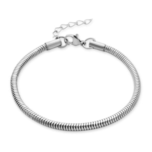 Pulsera acabado en rodio