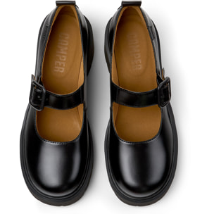 Bailarinas - CAMPER Milah - Negro - Cuero liso