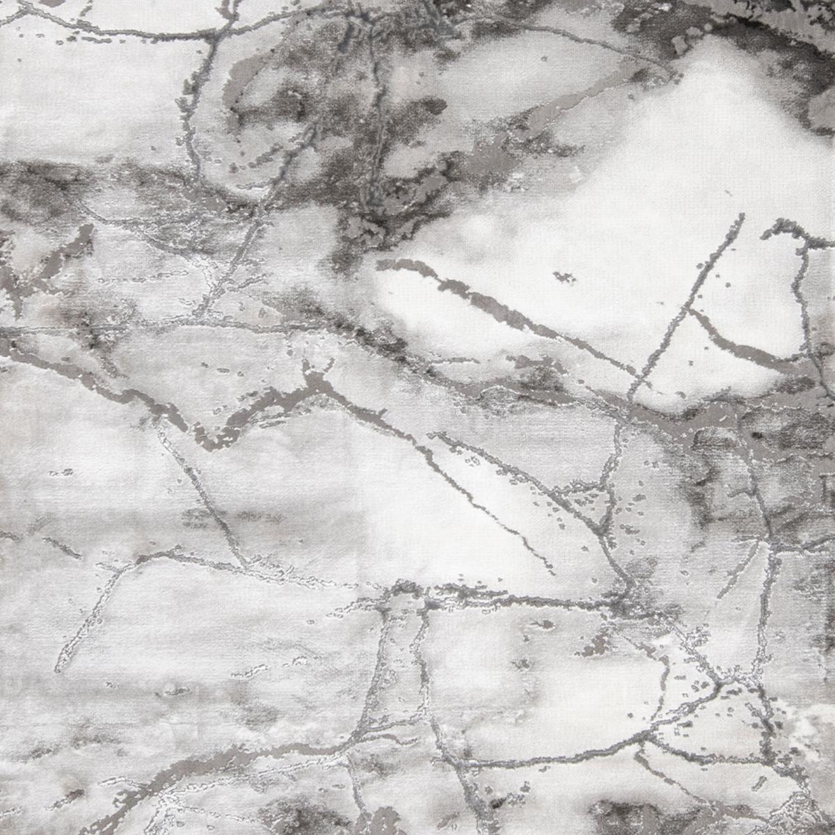 Tapis moderne TEba aux motifs abstraits gris