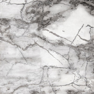 Tapis moderne TEba aux motifs abstraits gris