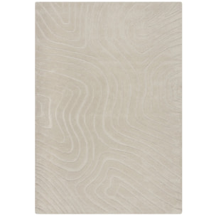 Tapis en laine beige HYPNOSE Beige