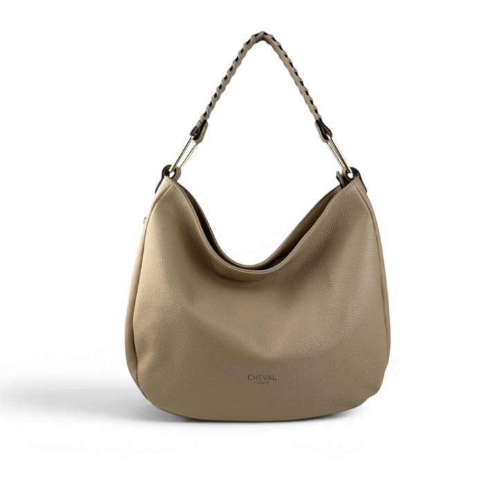 Borsa a Spalla Cheval Firenze Eva Taupe Scuro