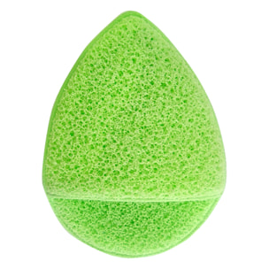 Ponge nettoyante verte pour le visage