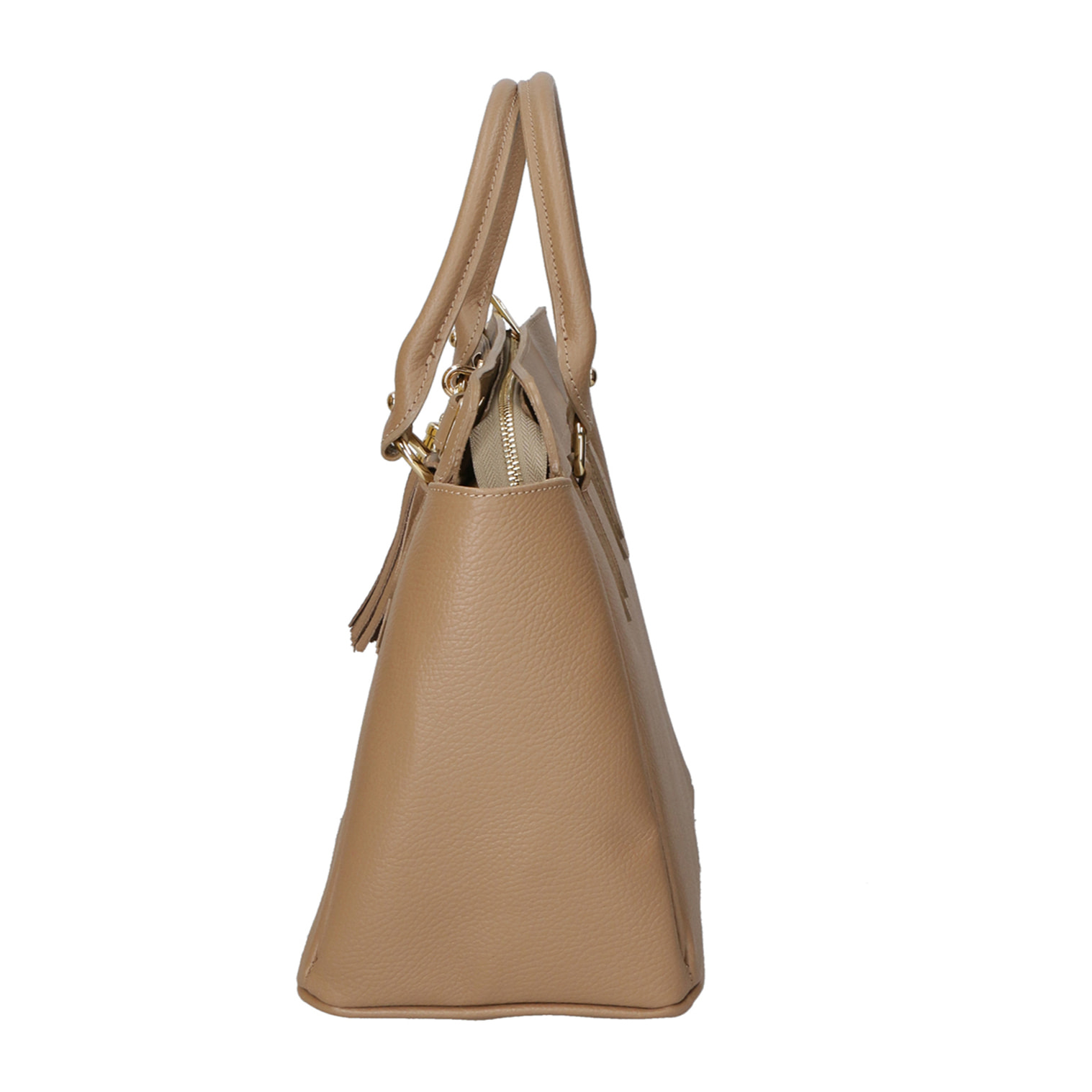 Borsa a mano da Donna Elena in Vera Pelle Made in Italy 28x37x18 cm