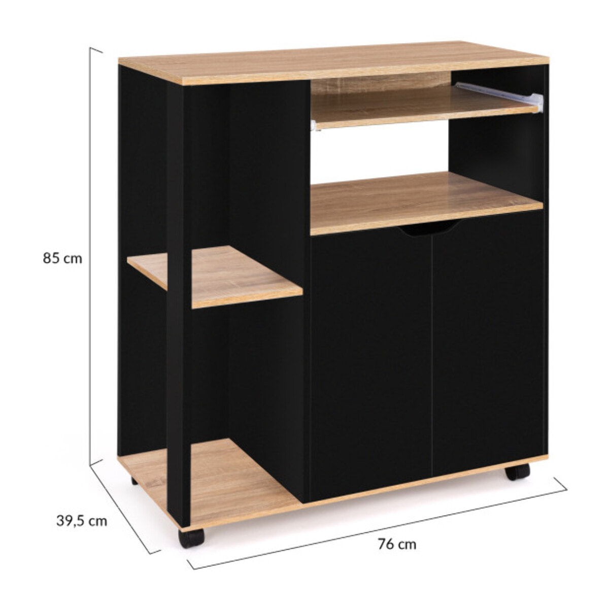 Desserte de cuisine sur roulettes Cosi