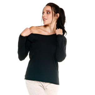 T-shirt Leone donna con maniche lunghe Leisure