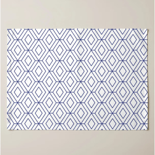 Lot de 2 sets de table individuels résinés 0120-139 100% coton 45x35 cm