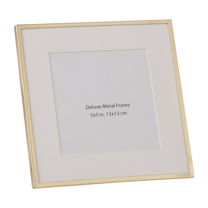 J-Line cadre photo Passe-Partout Bord - métal - or - 2 pièces