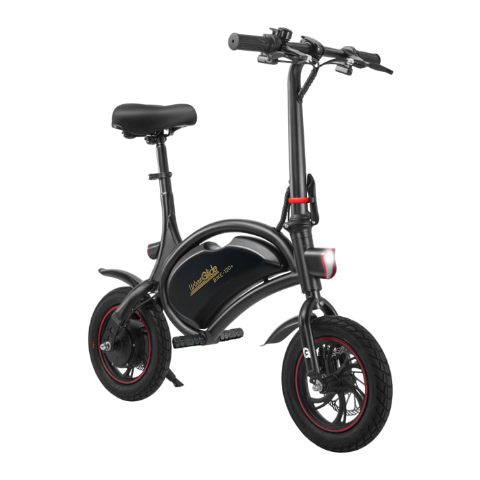 Draisienne Électrique  UrbanGlide E-bike 120 – 350W, 25 km/h, Autonomie 18 km, Pneu 12", Batterie 36V/5.2Ah - 15Kg
