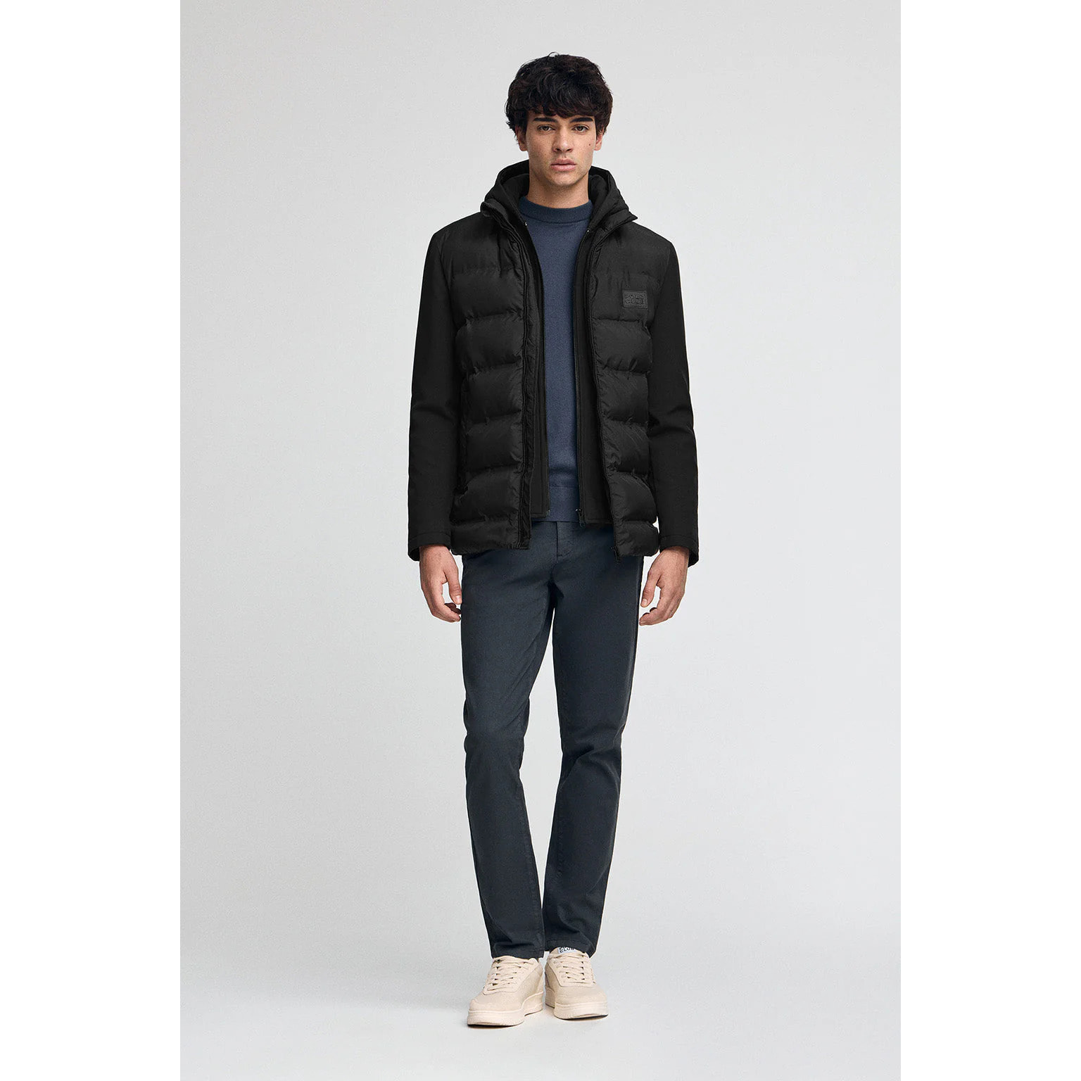 Chaqueta Cenit negra con logo Polo Club